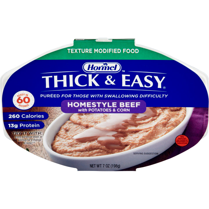 Thick & Easy Puree Homestyle Beef With Potatoes & Corn-7 oz.-7/Case