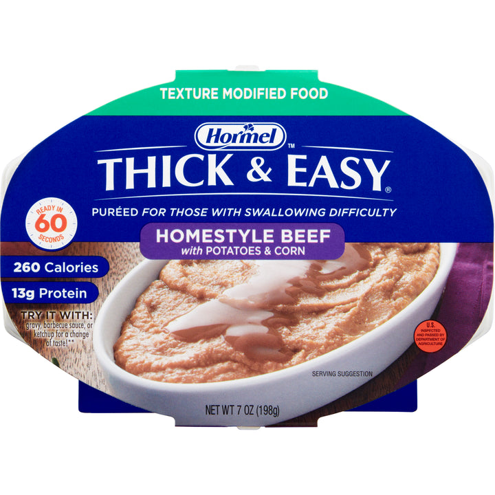 Thick & Easy Puree Homestyle Beef With Potatoes & Corn-7 oz.-7/Case