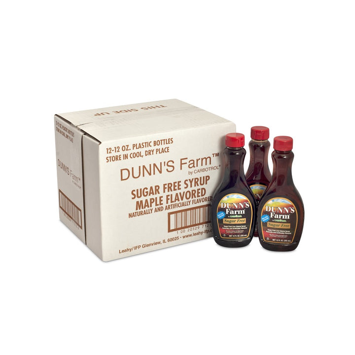 Dunn's Farm Low Calorie Syrup Bottle-12 oz.-1/Box-12/Case