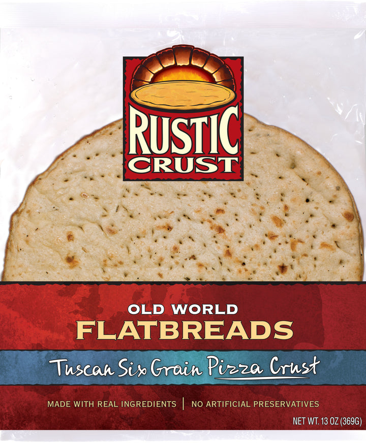 Rustic Crust Pizza Crust Tuscan 6 Grain 12 Inch-1 Each-8/Case
