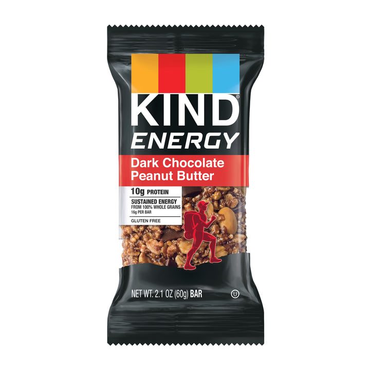 Kind Snacks Energy Dark Chocolate Peanut Butter Bar-5 Count-1/Case