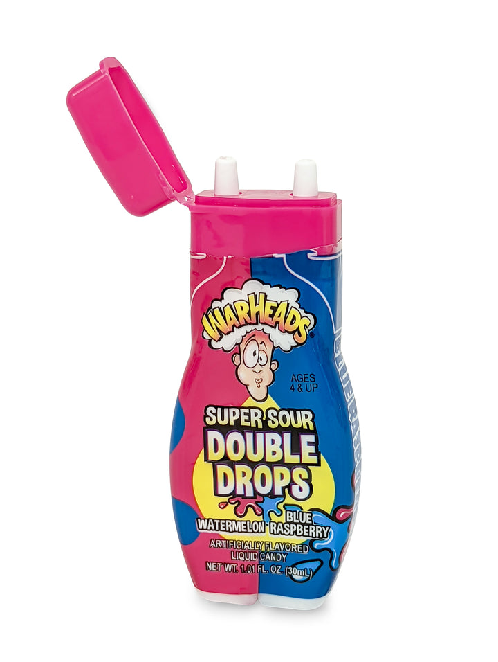 Warheads Super Sour Double Drops-1.01 fl oz.s-24/Box-8/Case