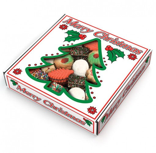 Cookies United Christmas Tree Gift Box-2 lb.-6/Case