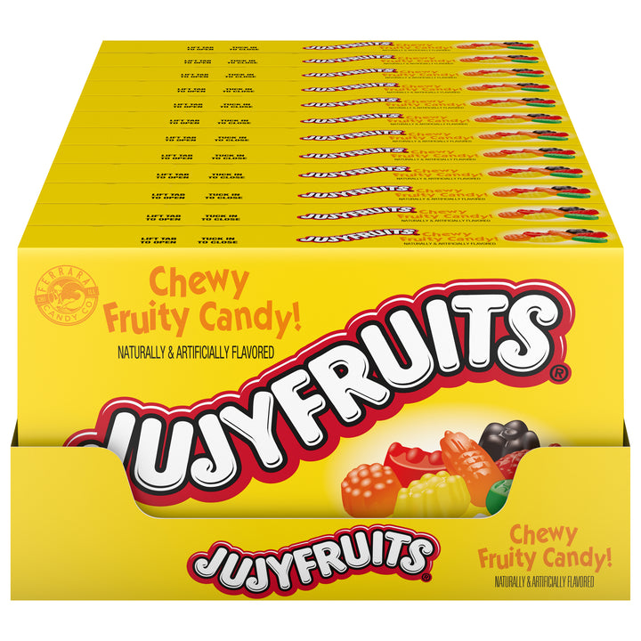 Jujy Fruits Gummy Candy Theater Box-5 oz.-12/Case