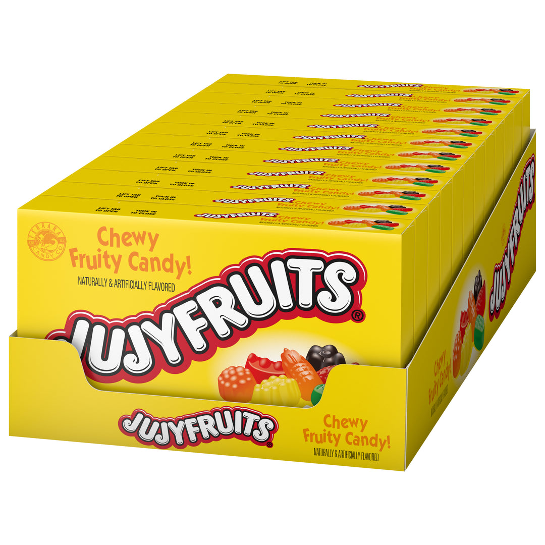 Jujy Fruits Gummy Candy Theater Box-5 oz.-12/Case