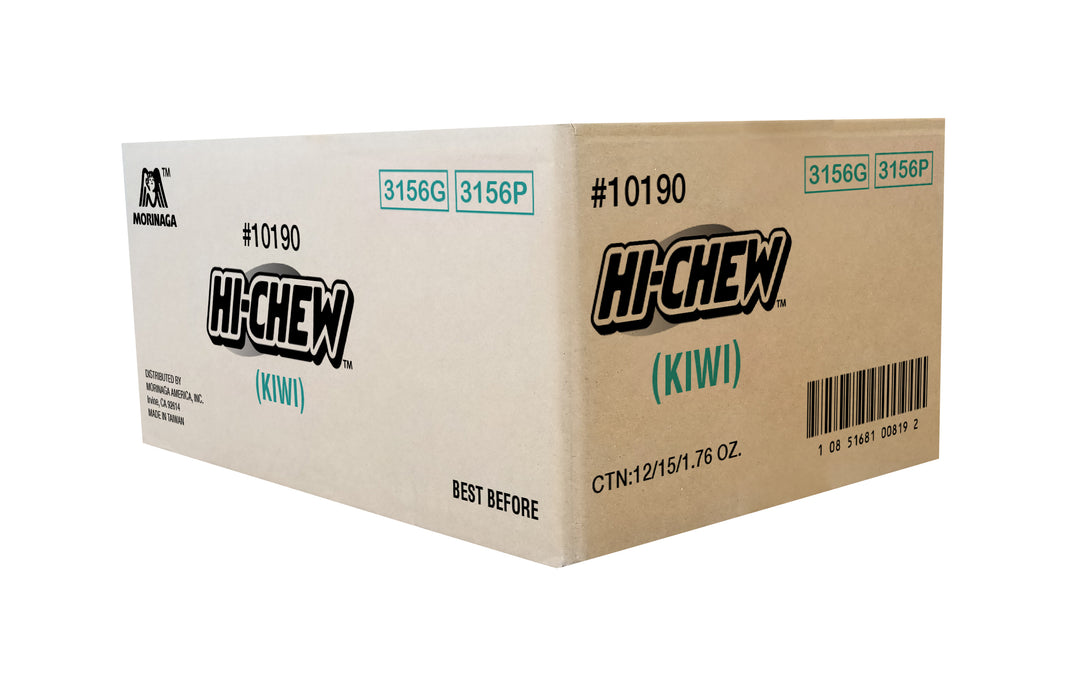 Hi-Chew Kiwi Stick Singles-1.76 oz.-15/Box-12/Case