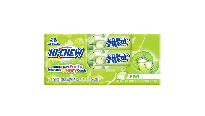 Hi-Chew Kiwi Stick Singles-1.76 oz.-15/Box-12/Case