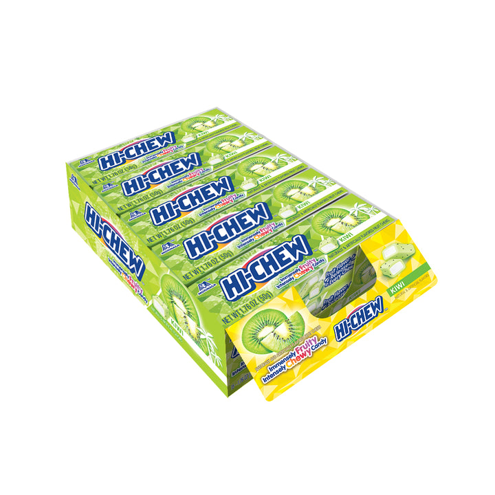 Hi-Chew Kiwi Stick Singles-1.76 oz.-15/Box-12/Case