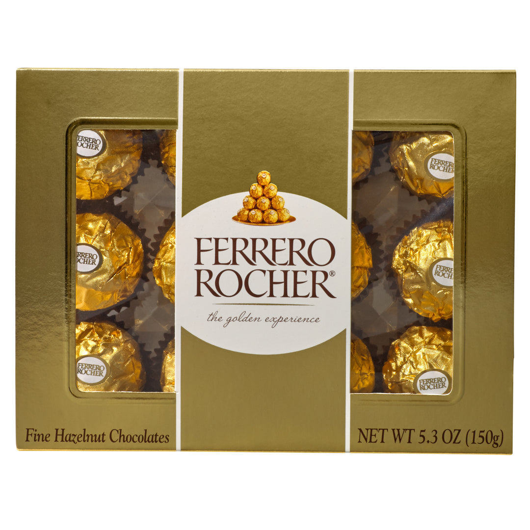 Rocher Ferrero Fine Hazelnut Chocolates-5.3 oz.-12/Case