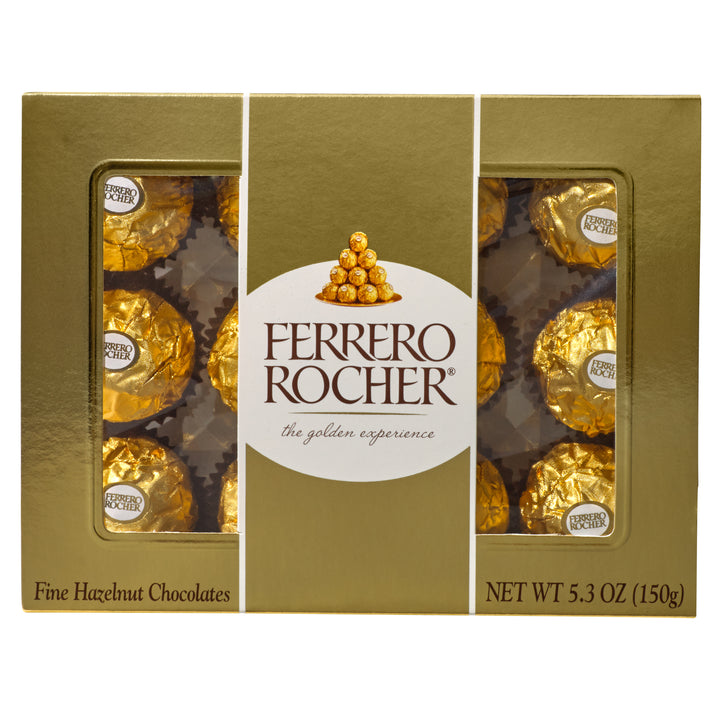 Rocher Ferrero Fine Hazelnut Chocolates-5.3 oz.-12/Case