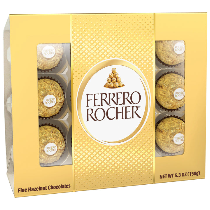 Rocher Ferrero Fine Hazelnut Chocolates-5.3 oz.-12/Case