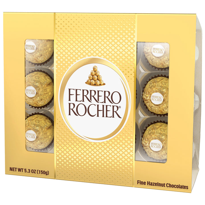 Rocher Ferrero Fine Hazelnut Chocolates-5.3 oz.-12/Case