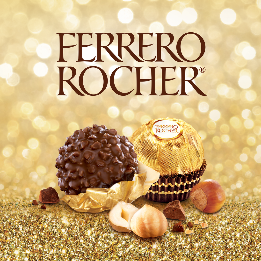 Rocher Ferrero Fine Hazelnut Chocolates-5.3 oz.-12/Case