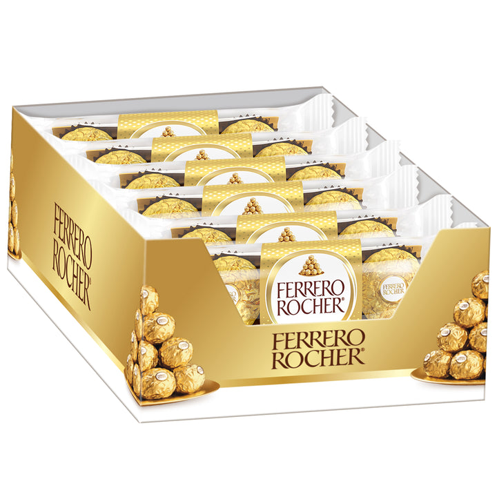 Rocher Ferrero Fine Hazelnut Chocolates-1.3 oz.-12/Box-12/Case