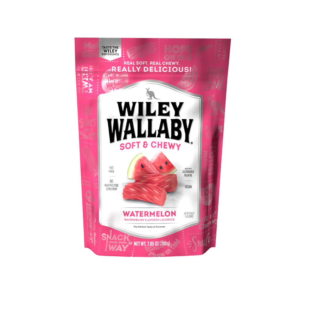 Wiley Wallaby Watermelon Licorice-7.05 oz.-12/Case