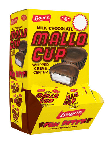 Mallo Cup Candy Changemaker-0.5 oz.-60/Box-8/Case