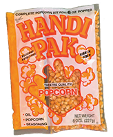 Great Western Handi Pak Theatre Quality Popcorn Kit-6 oz.-36/Case
