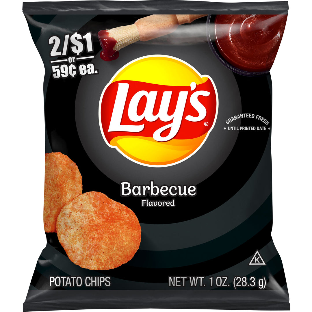 Lay's Bbq Potato Chips-1 oz.-104/Case