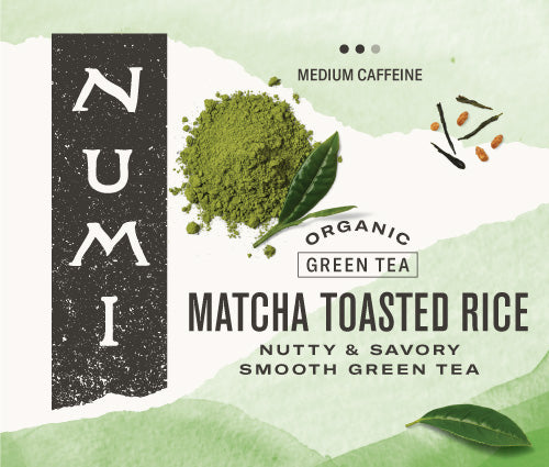 Numi Matcha Toasted Rice Green Tea-18 Each-6/Case