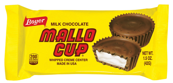 Mallo Cup Candy Milk Chocolate-1.5 oz.-24/Box-12/Case