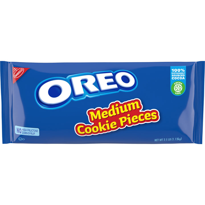 Oreo Kosher Medium Cookie Pieces-2.5 lb.-4/Case