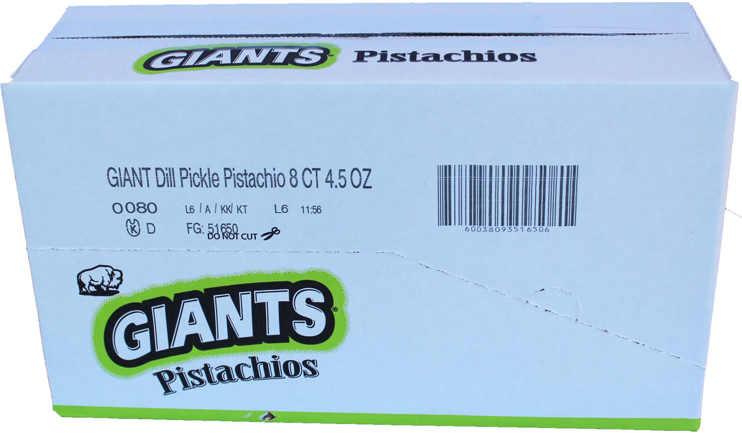 Giant Snack Giants Pistachios Dill Pickle-4.5 oz.-8/Case