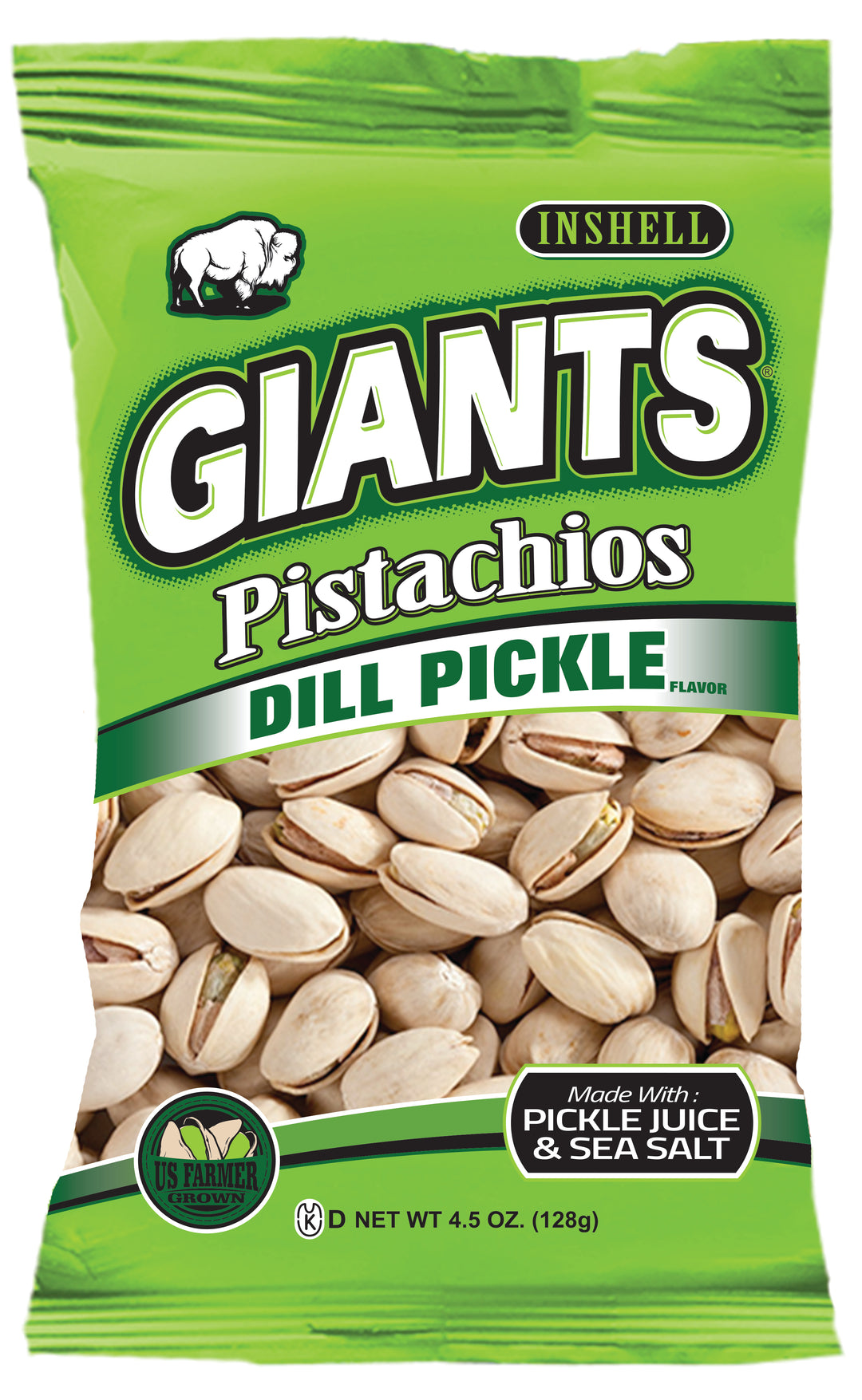 Giant Snack Giants Pistachios Dill Pickle-4.5 oz.-8/Case