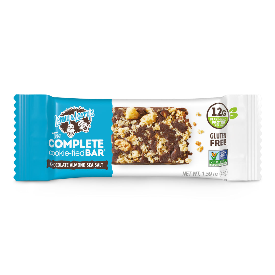 Lenny & Larry's Complete Cookie The Complete Cookiefied Bar Chocolate Almond Sea Salt-1.59 oz.-9/Box-12/Case