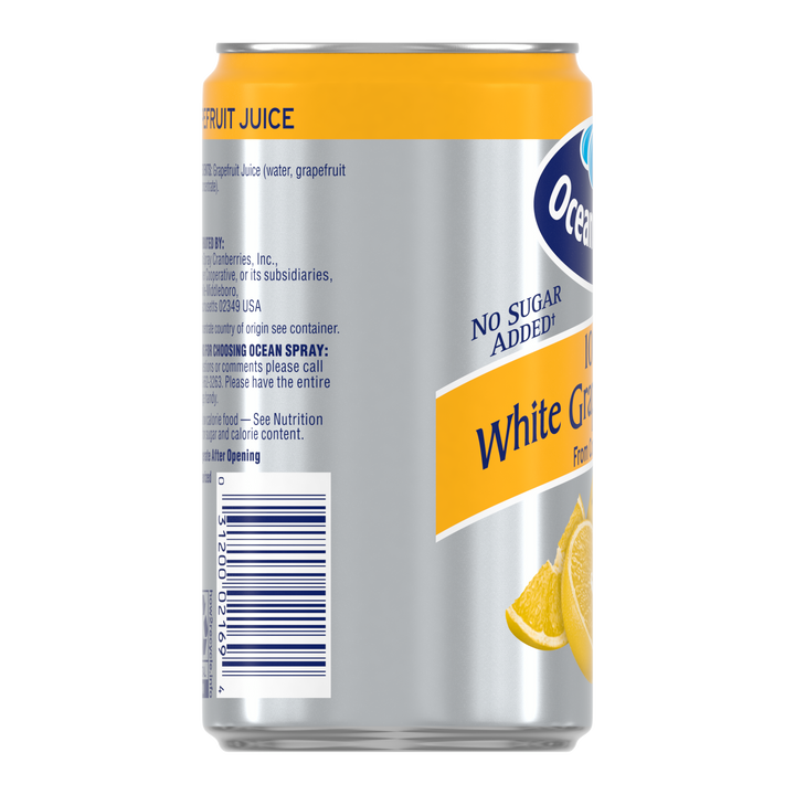 Ocean Spray 100% White Grapefruit Juice-7.2 fl oz.-24/Case