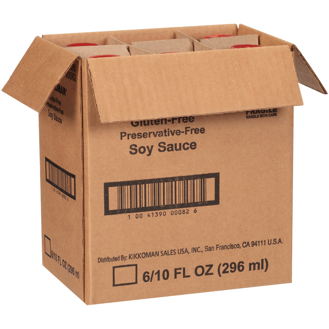 Kikkoman Gluten-Free Soy Sauce-10 fl oz.s-6/Case