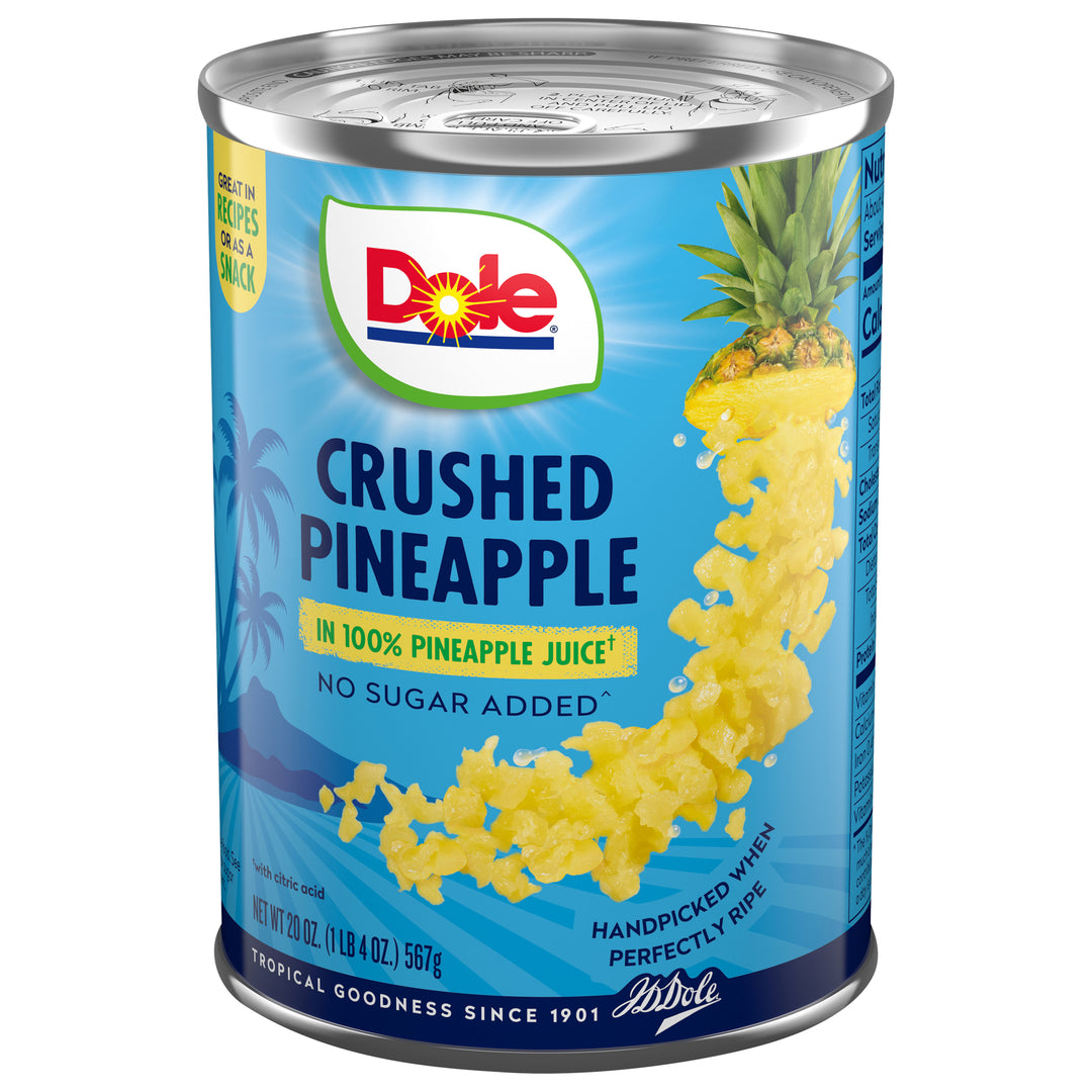Dole Crushed Pineapple In Juice-20 oz.-12/Case