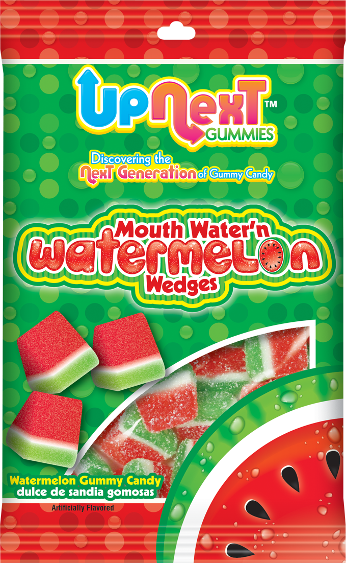 Upnext Mounth Water'n Watermelon Wedges Peg Bag 12/4 Oz.