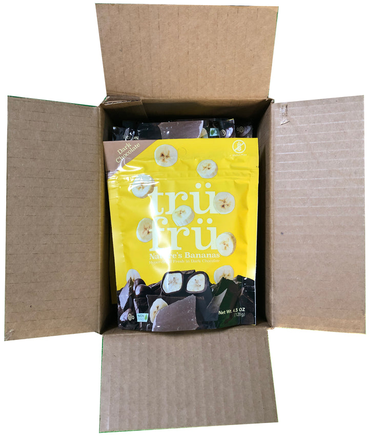 Tru Fru Hyper-Dried Grab & Share Real Banana In Dark Chocolate-4.5 oz.-6/Case