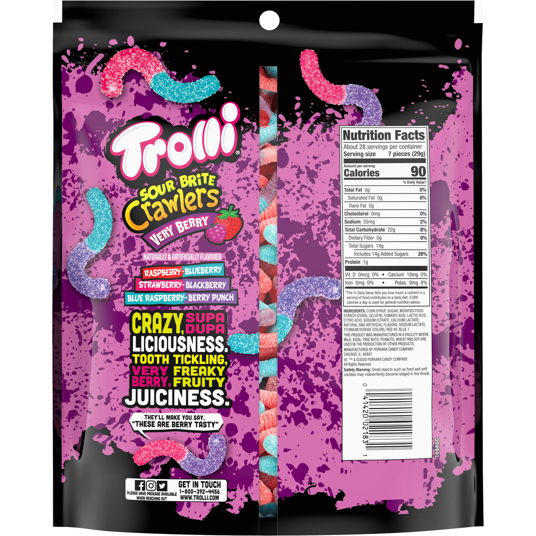 Trolli Very Berry Gummy Candy-28.8 oz.-6/Case