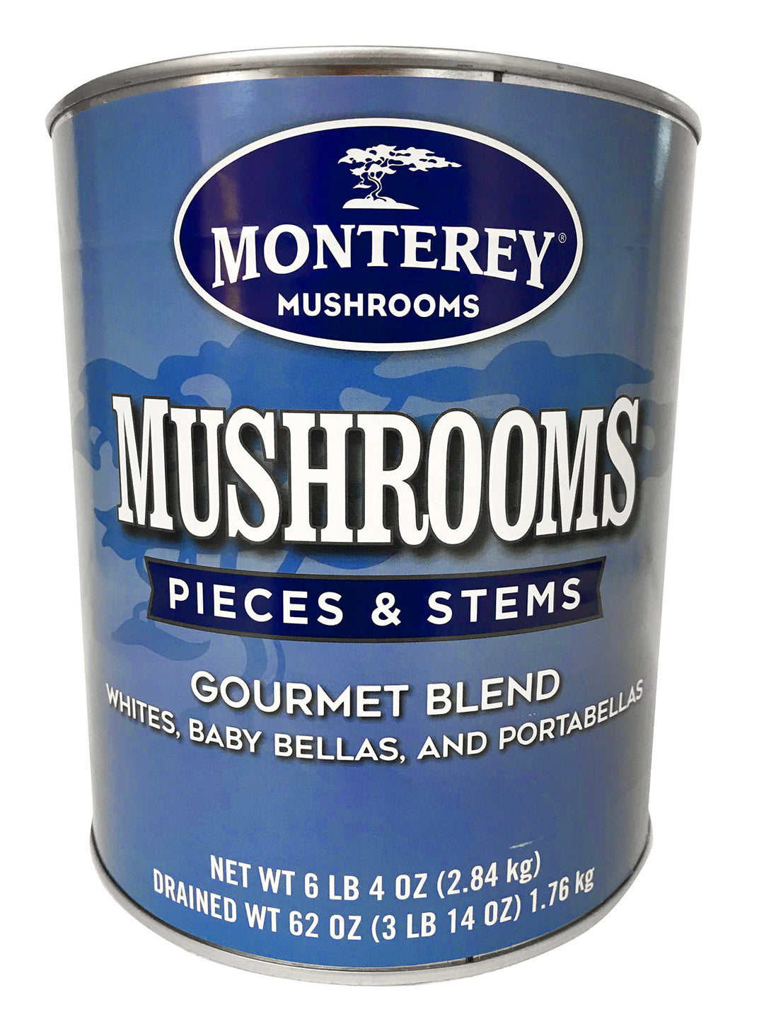 Monterey Gourmet Blend Mushroom Pieces & Stems-100 oz.-6/Case