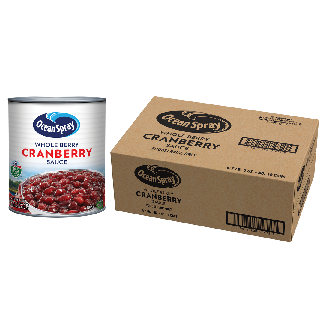 Ocean Spray Whole Berry Cranberry Sauce-117 oz.-6/Case