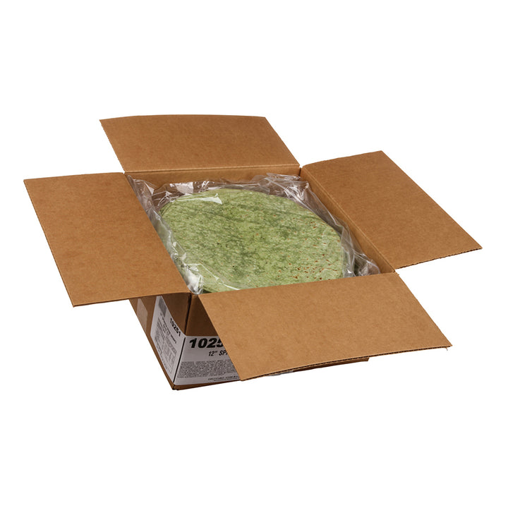 Mission Foods 12 Inch Spinach Herb Wraps-12 Count-6/Case