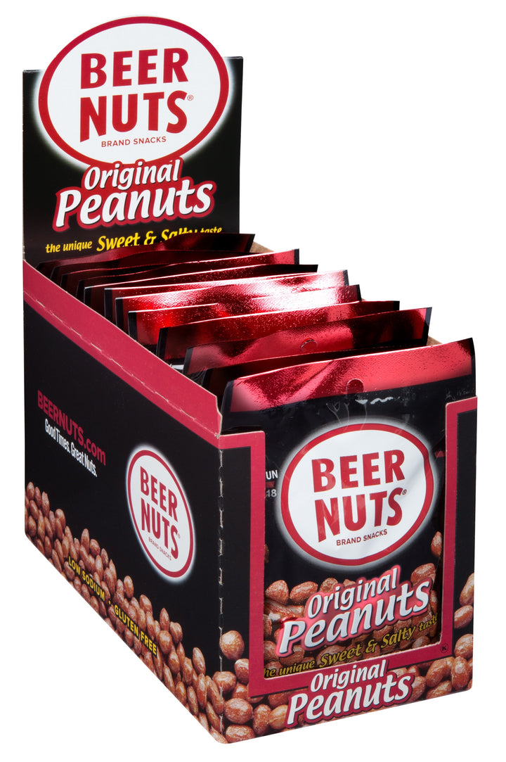 Beer Nuts Original Sweet And Salty Peanut-2 oz.-12/Box-4/Case