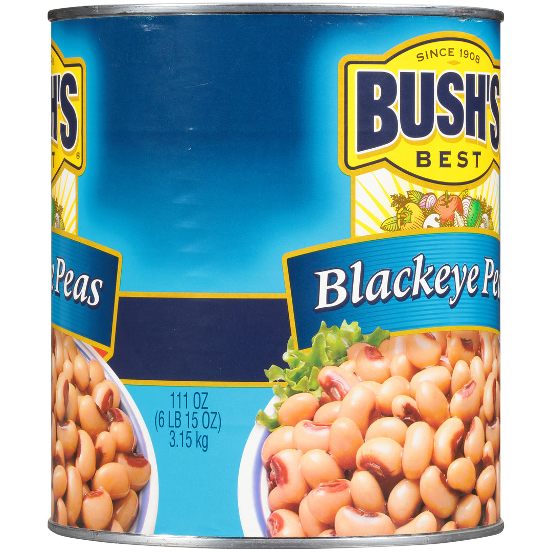 Bush's Best Dry Brine Blackeye Peas-111 oz.-6/Case