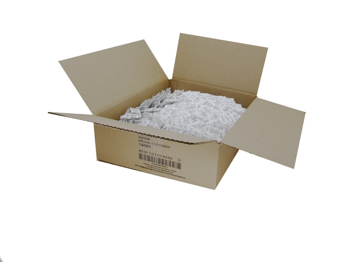 Single Serv Pepper Flat Packets-0.1 Gram-6000/Case