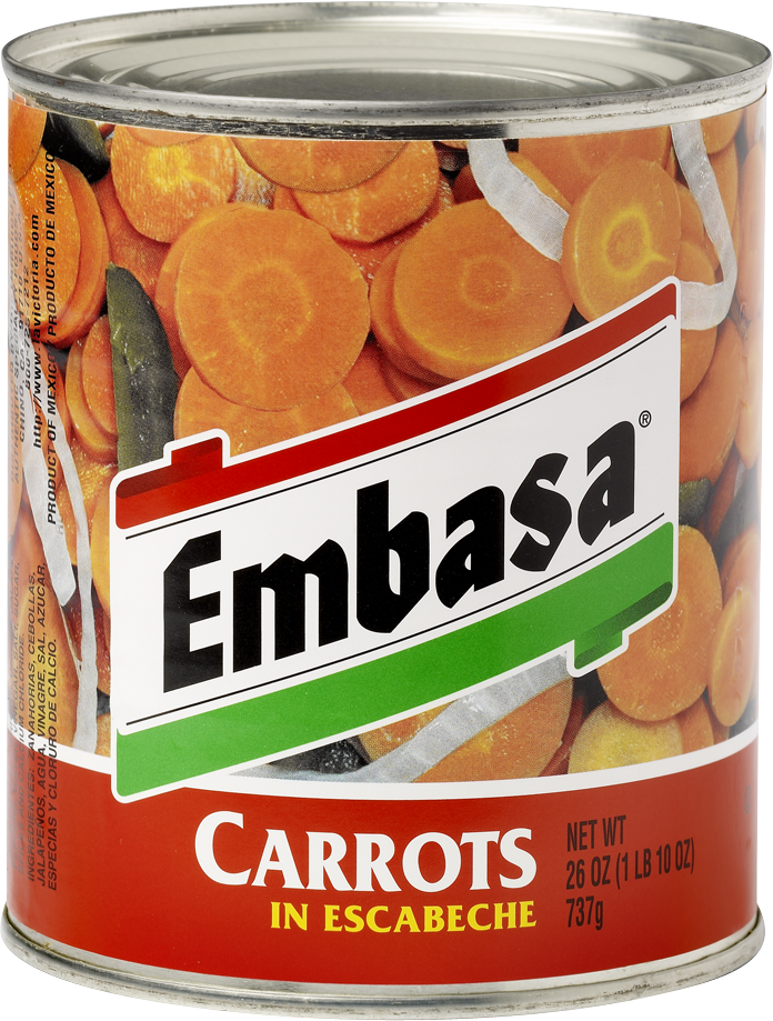 Embasa Carrot In Escabeche-26 oz.-12/Case