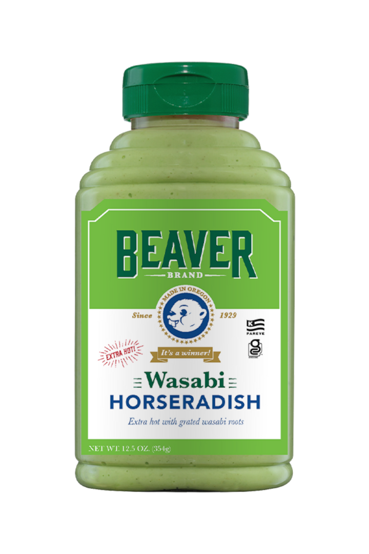 Beaver Wasabi Horseradish Bottle-12.5 oz.-6/Case