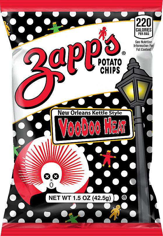 Zapp's Potato Chips Voodoo Heat Chips-1.5 oz.-60/Case MPN