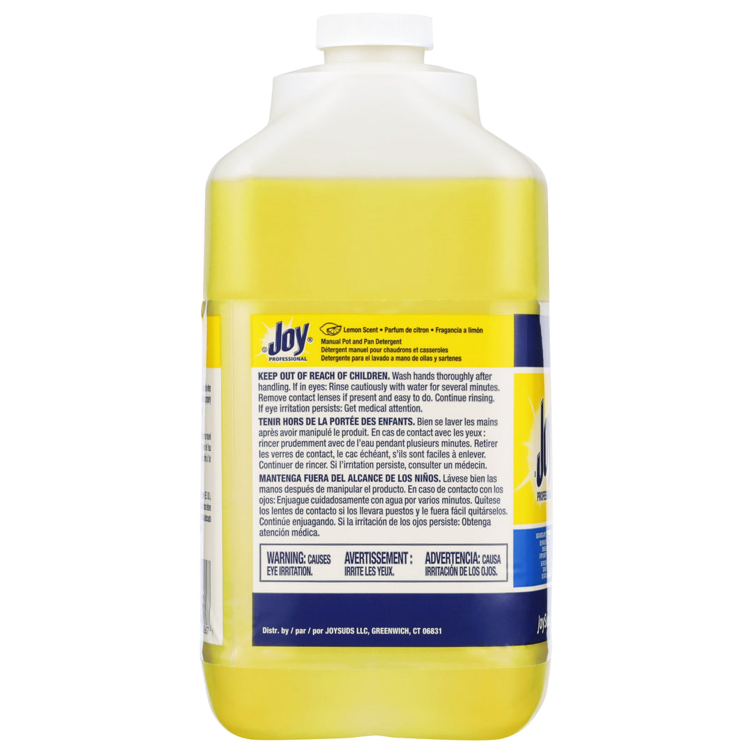 Joy Professional Dish Pot & Pan Detergent Lemon Scent-1 Gallon-4/Case