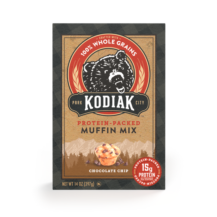 Kodiak Cakes Chocolate Chip Muffin Mix-14 oz.-6/Case