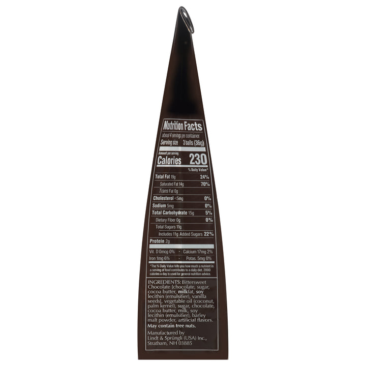 Lindt & Sprungli Lindor Extra Dark-5.1 oz.-6/Case