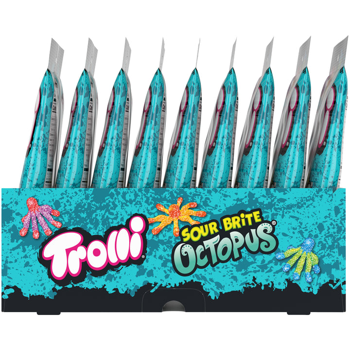 Trolli Sour Brite Octopus Gummy Candy-6.3 oz.-8/Case