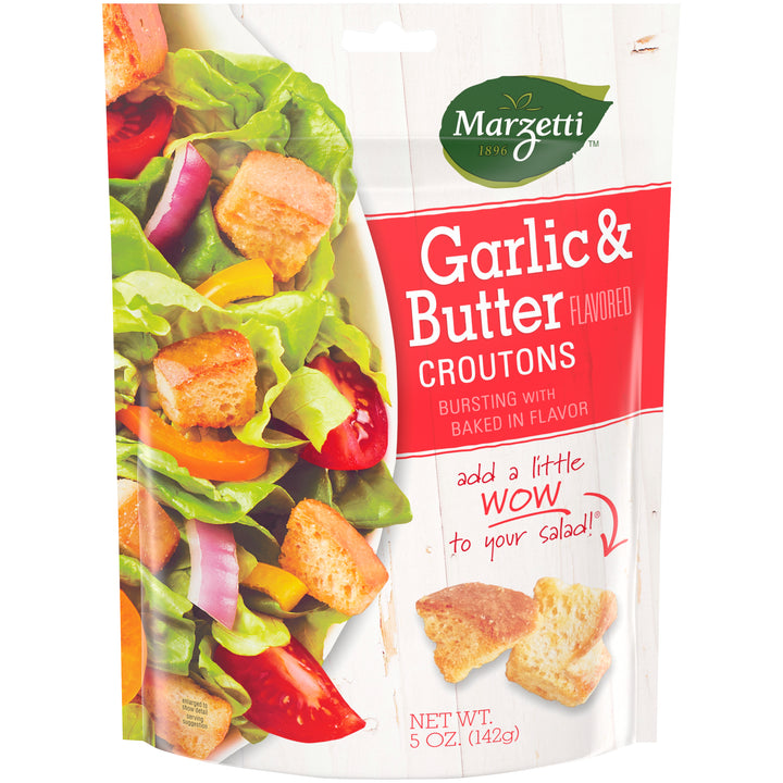 Marzetti Garlic And Butter Crouton Bag-5 oz.-12/Case
