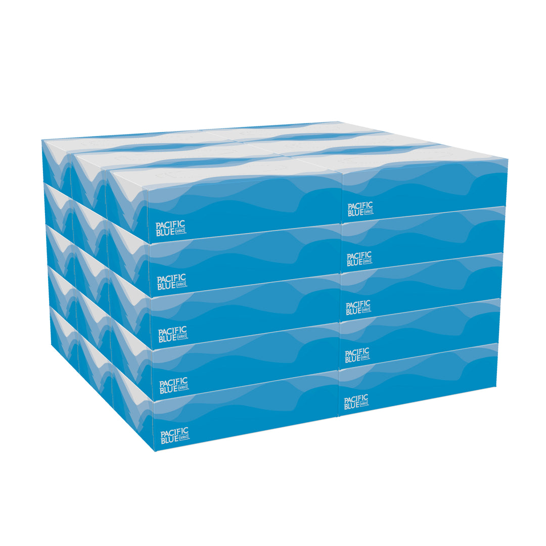 Preference Facial Tissue Flat Box White-1 Count-30/Case