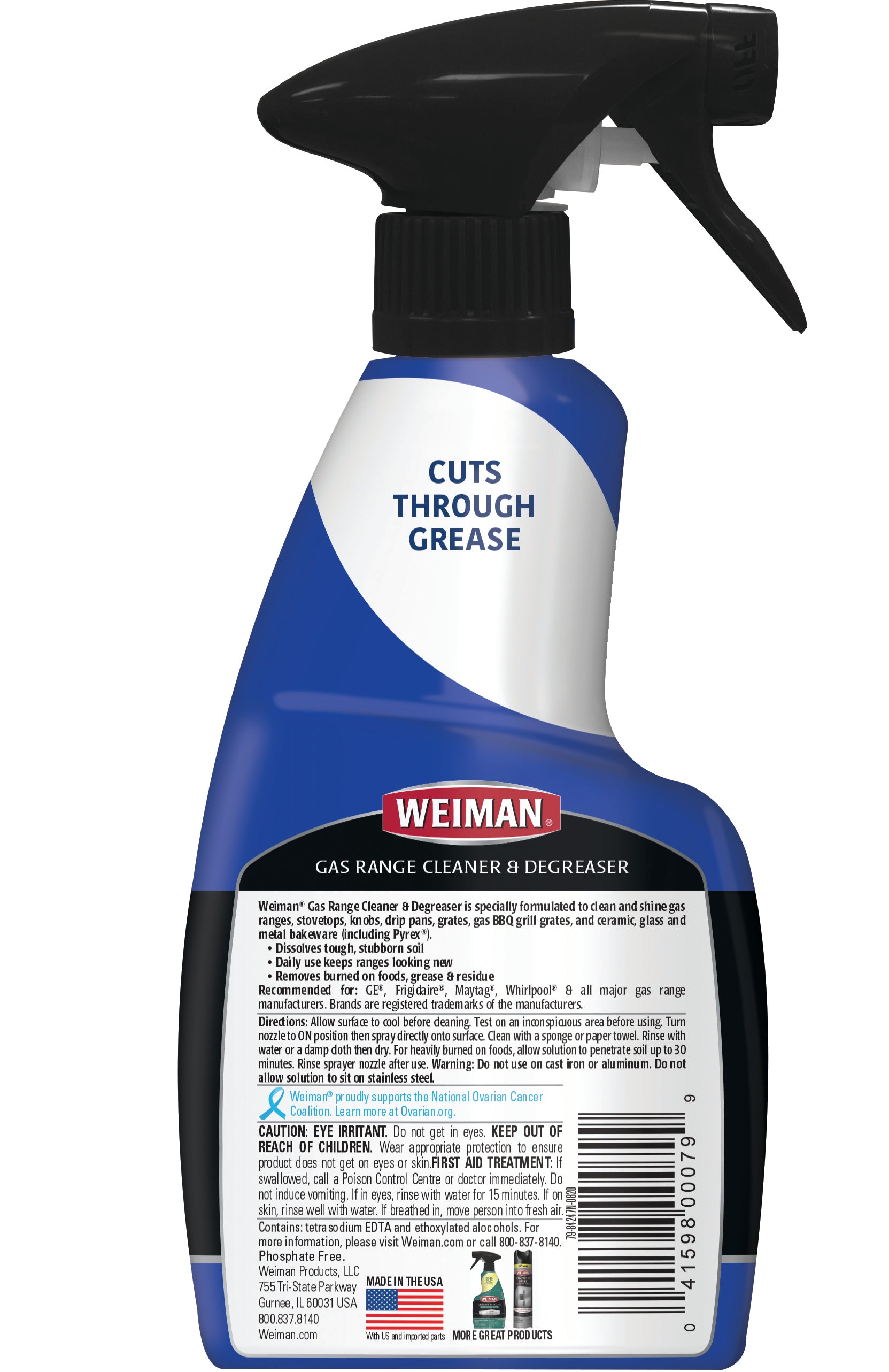 Weiman Gas Range Cleaner & Degreaser - Thumbnail 4